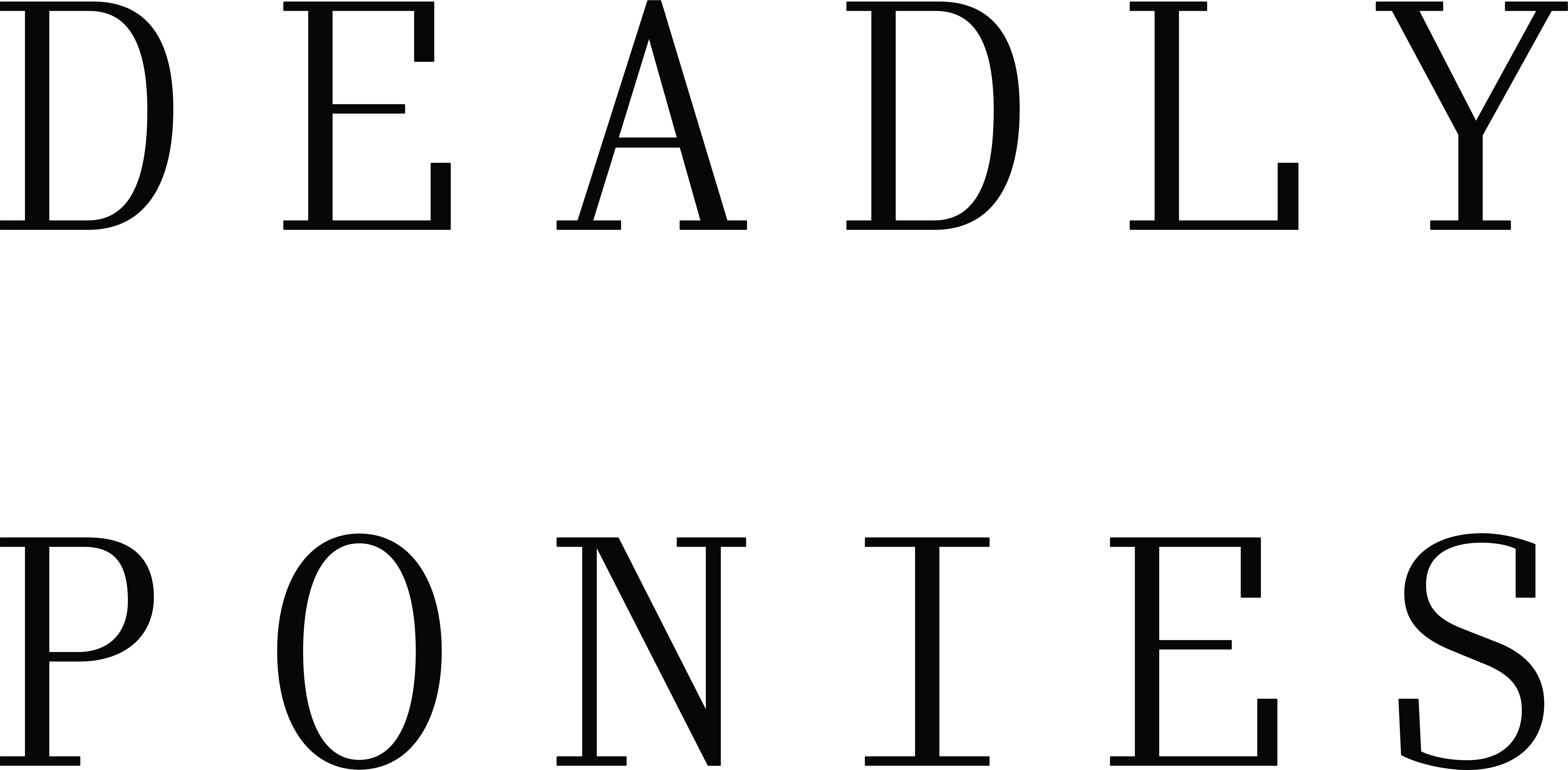 Deadly Ponies logo